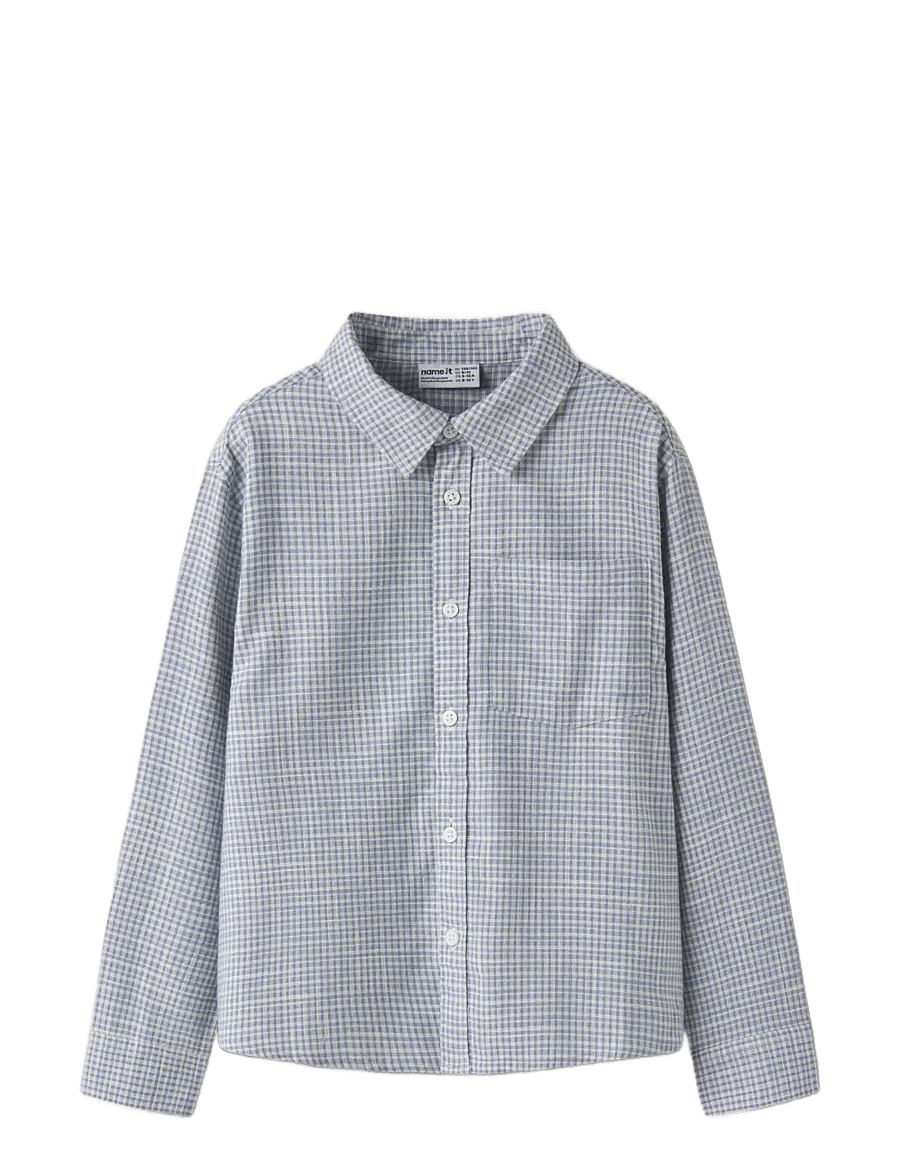name it - NKMKRISTIAN LS OVERSHIRT BOX - langärmlige hemden - ashley blue - 2