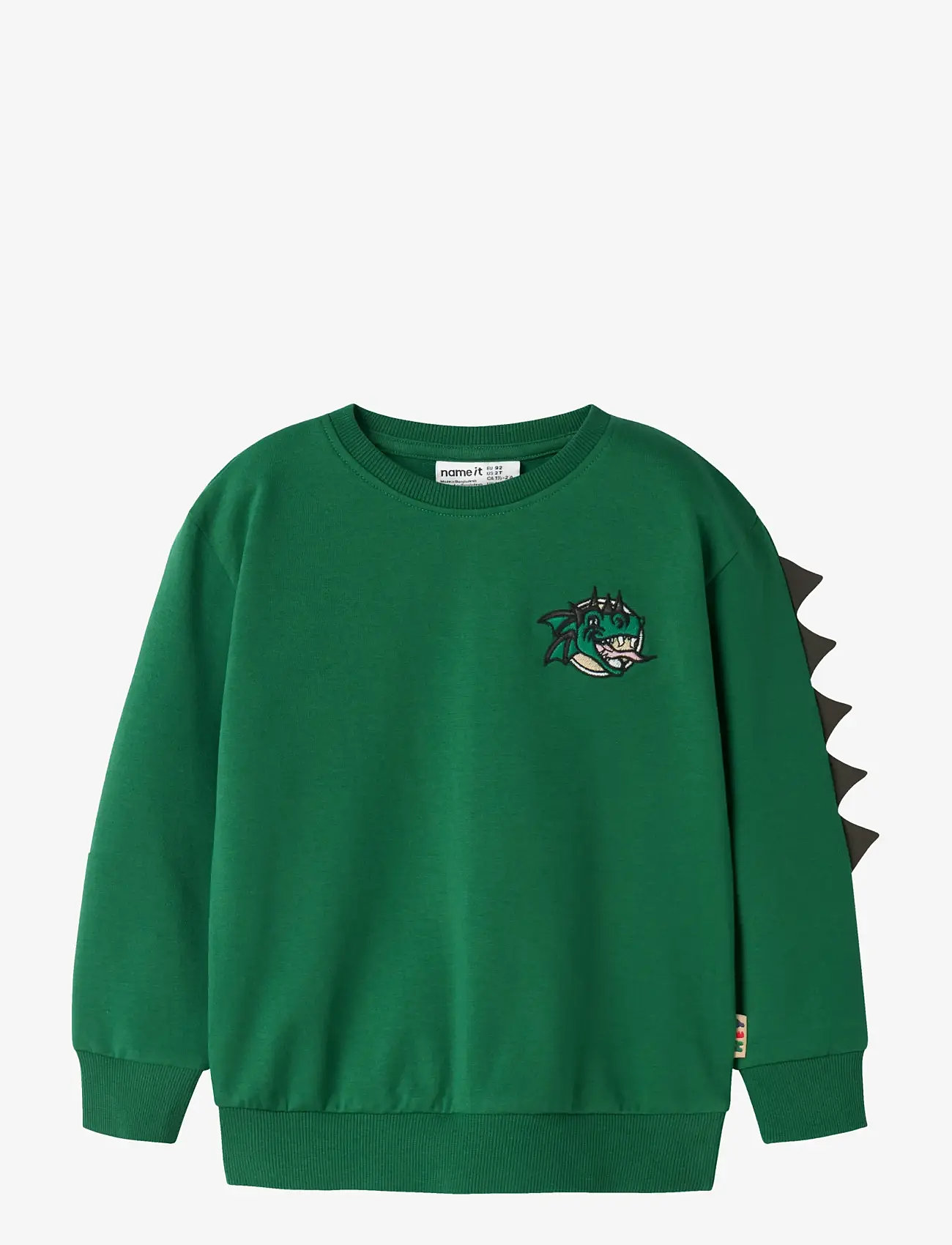 name it - NMMKETIL LS NREG SWEAT UNB - verdant green - 0