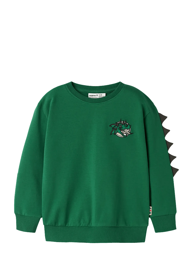 name it - NMMKETIL LS NREG SWEAT UNB - verdant green - 0