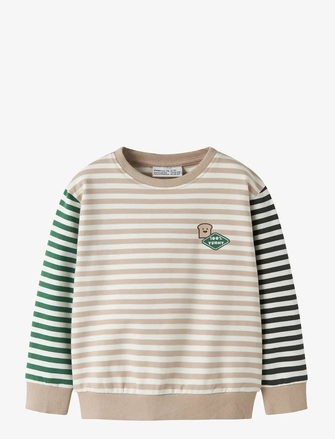 name it - NMMKASTER LS NREG SWEAT UNB - sesame - 0