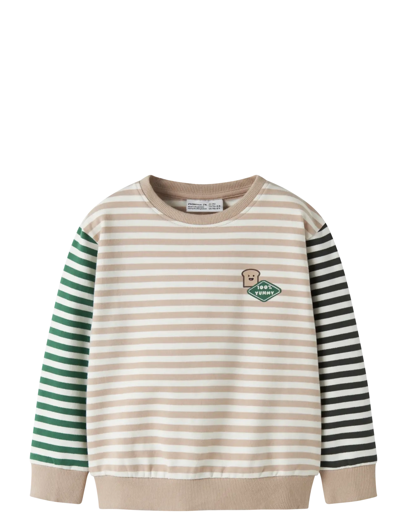 name it NMMKASTER LS NREG SWEAT UNB - Sweatshirts & Kapuzenpullover - SESAME / beige