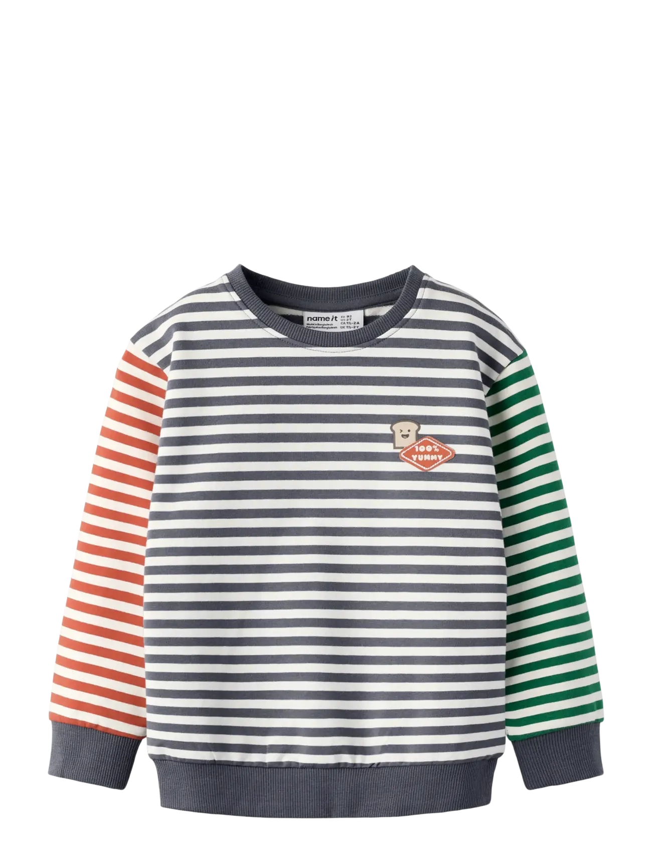 NAME IT Nmmkaster Ls Nreg Sweat Unb Navy - 122-128 - Kinder