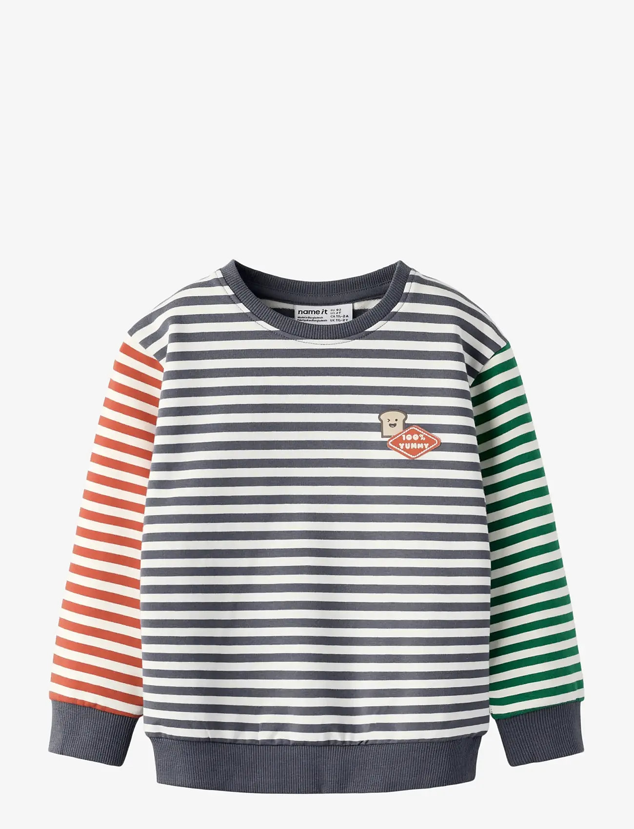 name it - NMMKASTER LS NREG SWEAT UNB - vintage indigo - 0