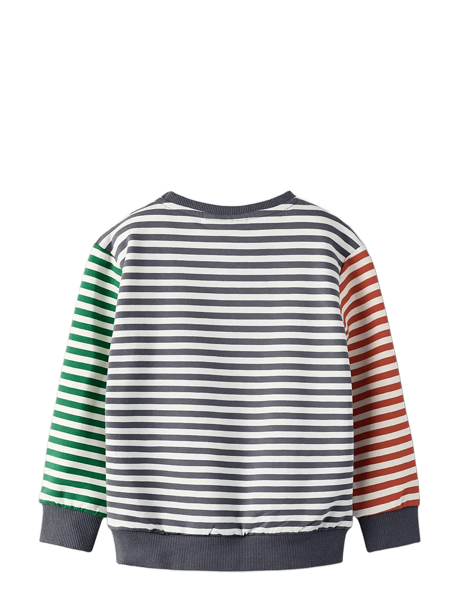 name it - NMMKASTER LS NREG SWEAT UNB - sweatshirts - vintage indigo - 1