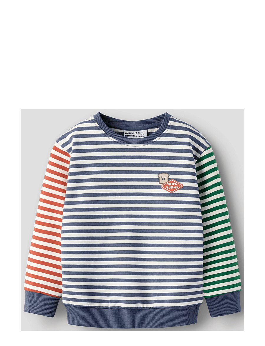 name it - NMMKASTER LS NREG SWEAT UNB - collegepaidat - vintage indigo - 2