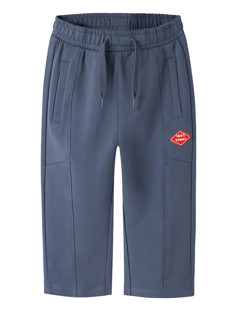 name it - NMMKASTER NREG SWEAT PANT UNB - sweatshorts - vintage indigo - 0