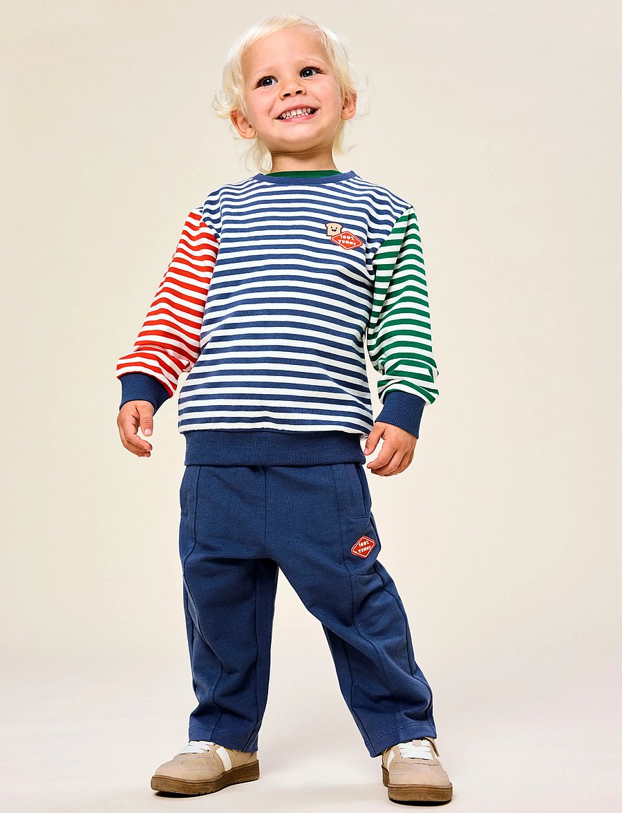 name it - NMMKASTER NREG SWEAT PANT UNB - sweatshorts - vintage indigo - 2