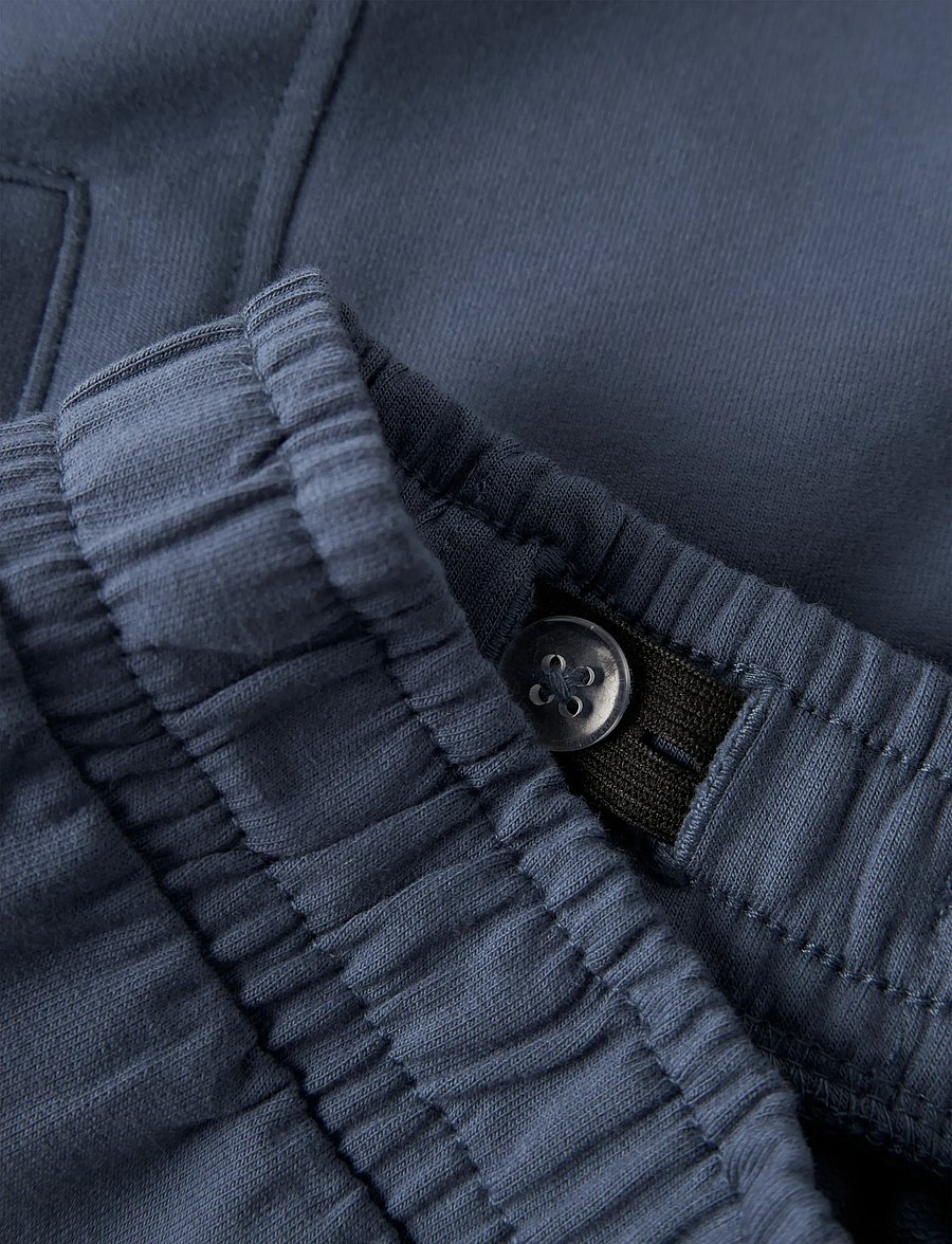 name it - NMMKASTER NREG SWEAT PANT UNB - sweatshorts - vintage indigo - 4
