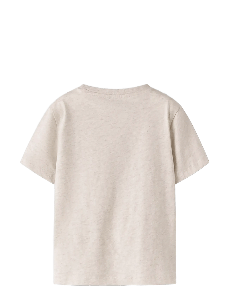 name it - NMMKAJUS SS NREG TOP BOX - kortærmede t-shirts - peyote melange - 1