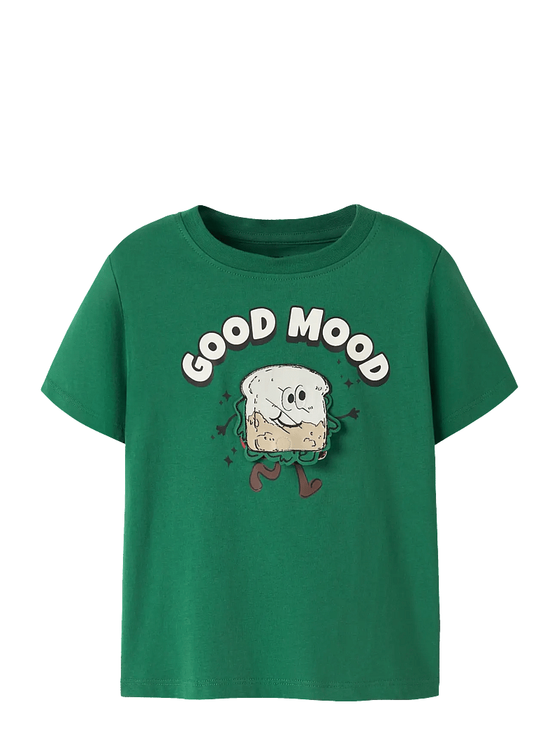 name it - NMMKAJUS SS NREG TOP BOX - kortærmede t-shirts - verdant green - 0