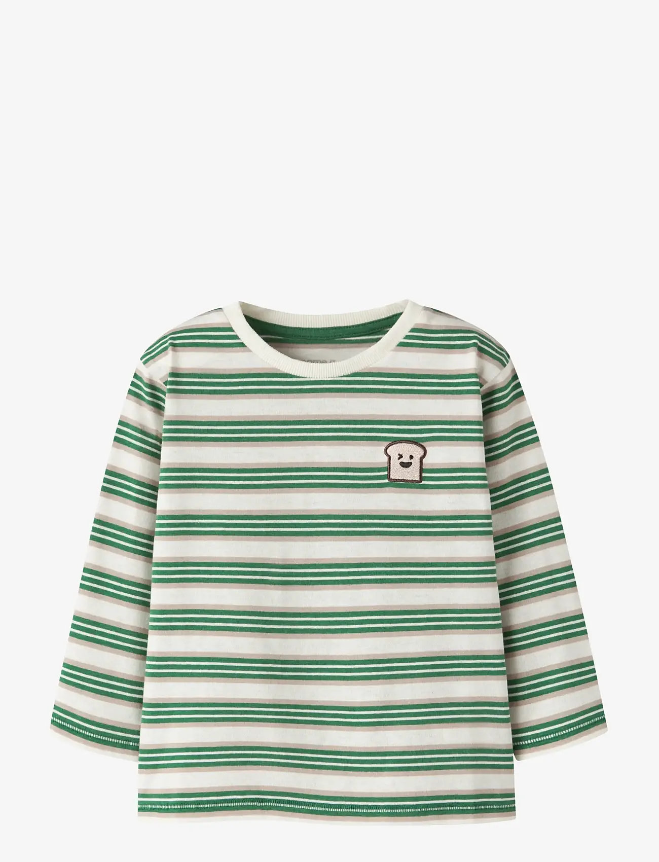 name it - NMMKEAN LS NREG TOP - langærmede t-shirts - verdant green - 0