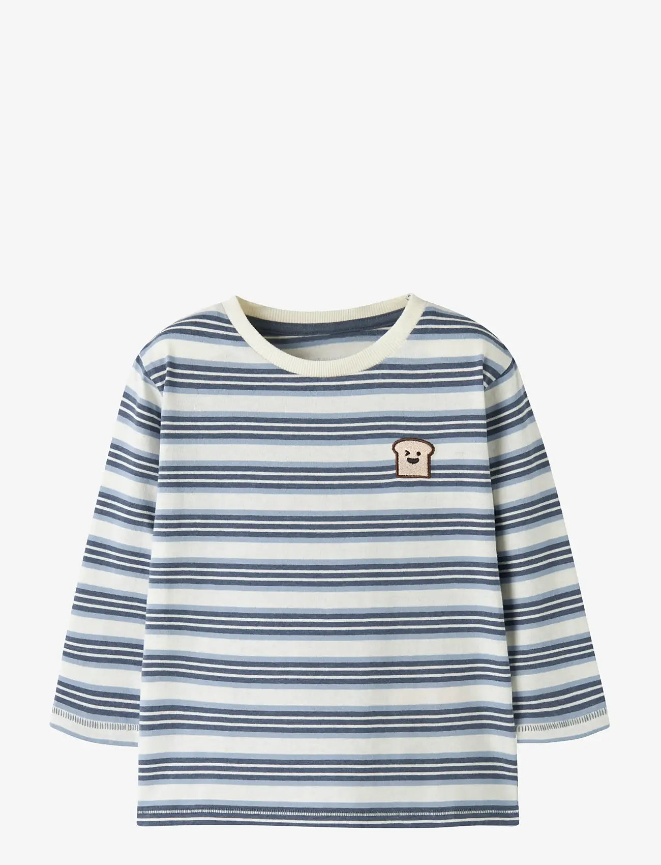 name it - NMMKEAN LS NREG TOP - pikkade varrukatega t-särgid - vintage indigo - 0