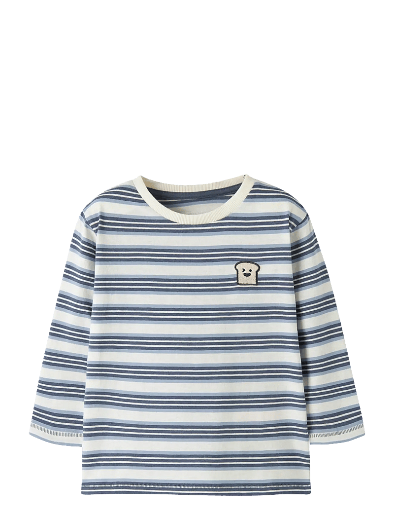 name it - NMMKEAN LS NREG TOP - pikkade varrukatega t-särgid - vintage indigo - 0