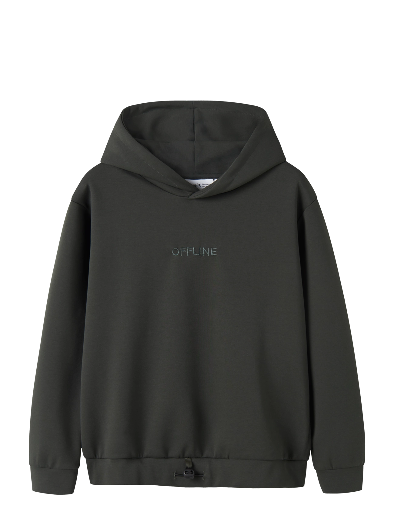 name it NKMKINO LS NREG SCUBA WH UNB - Dressipluusid ja kapuutsiga pusad - PEAT / khaki/green