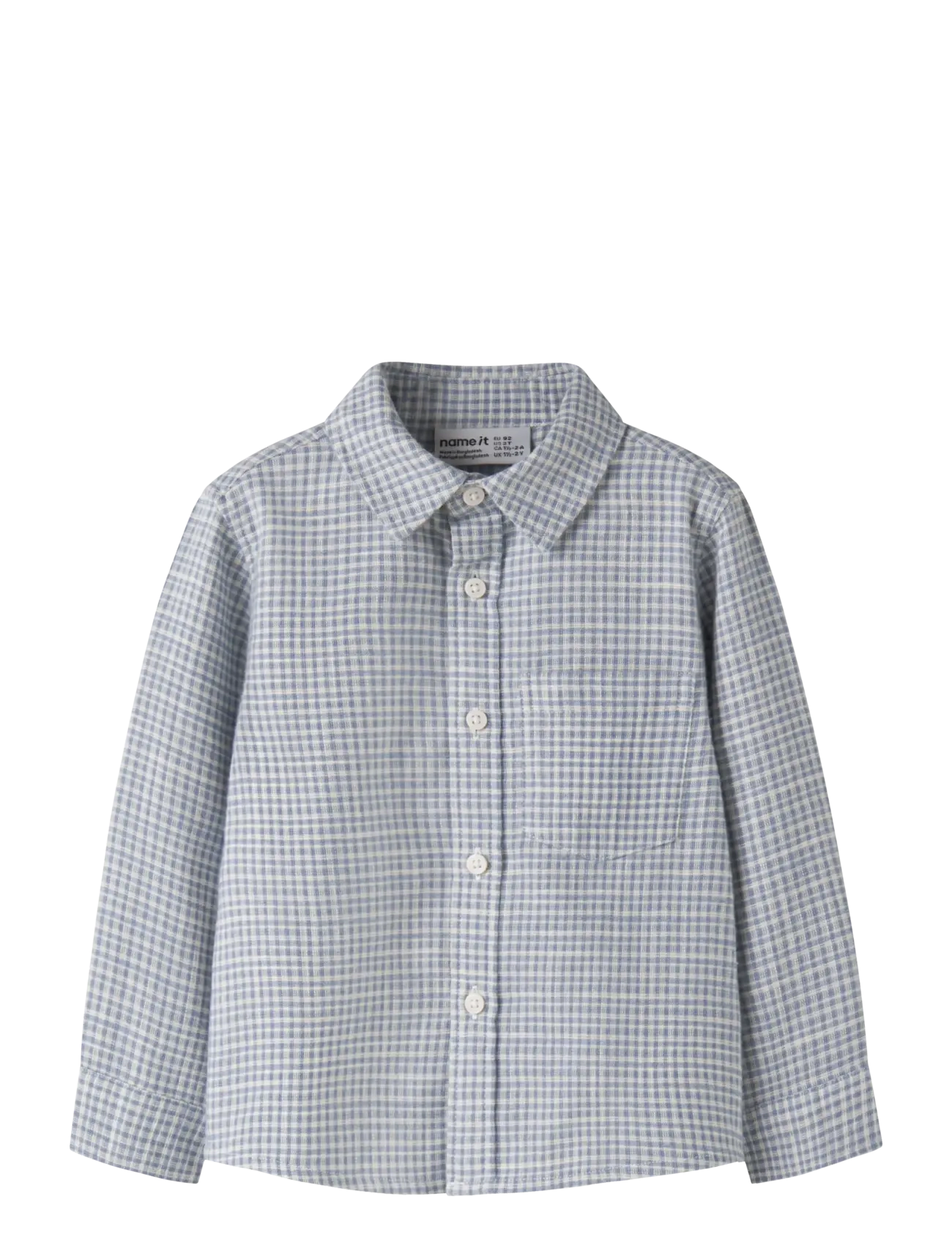name it NMMKRISTIAN LS NREG SHIRT BOX - Skjortor - ASHLEY BLUE / multi