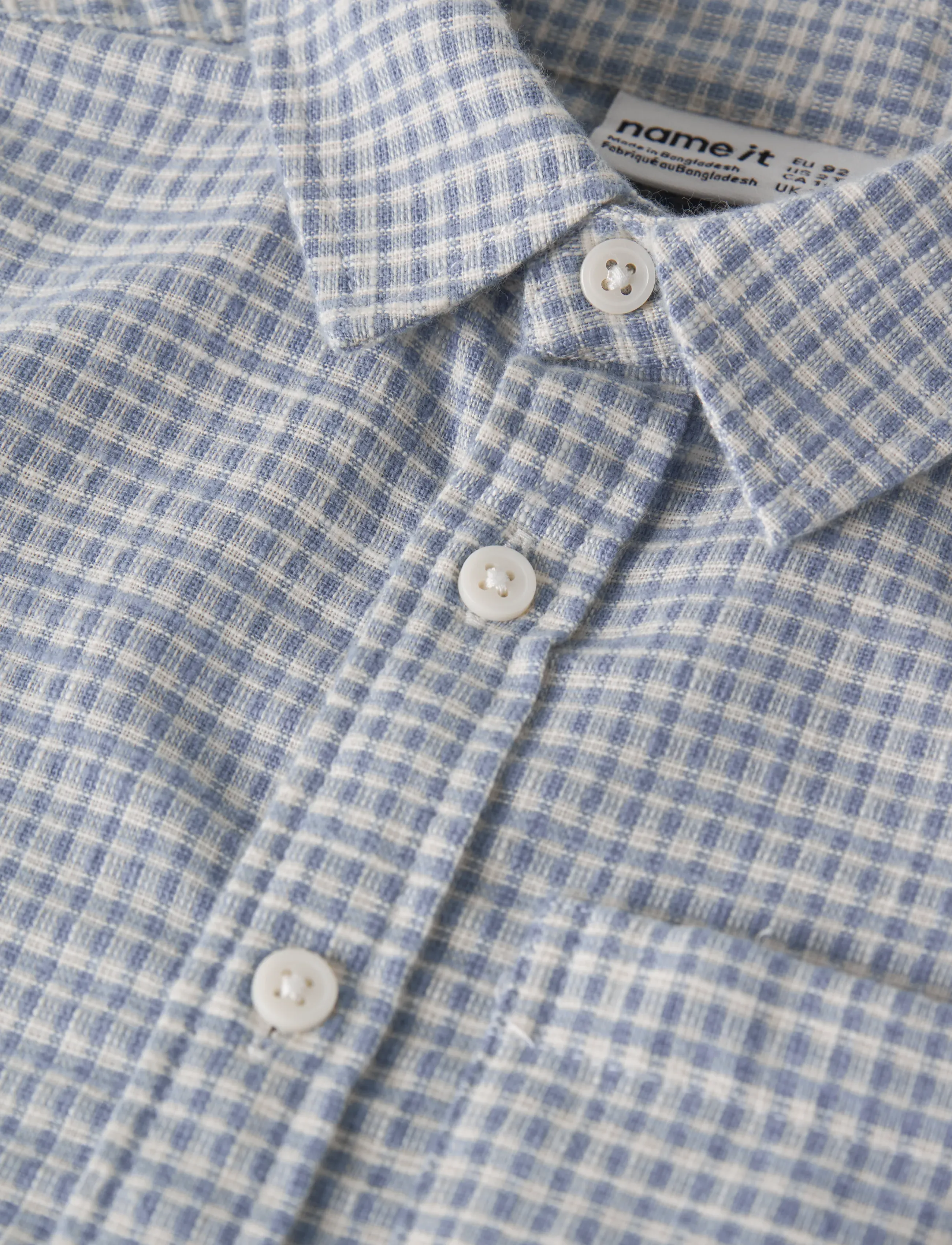 name it - NMMKRISTIAN LS NREG SHIRT BOX - ashley blue - 2