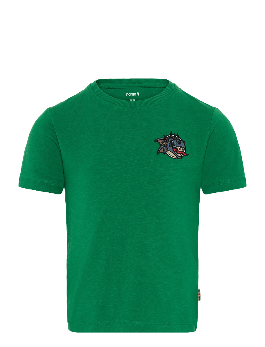 name it - NMMKIAN SS NREG TOP - kurzärmelige - verdant green - 0