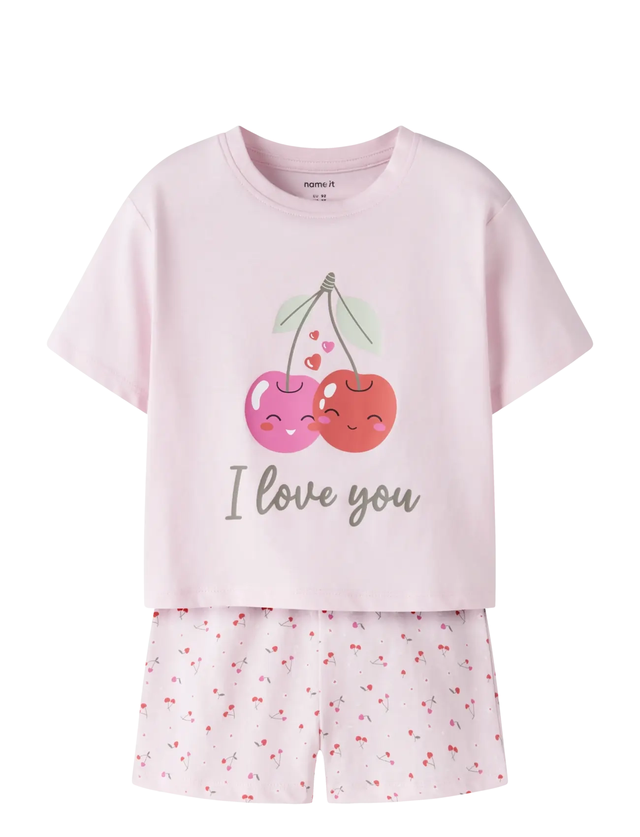 name it Nmfvilinse Set, 110, Pink, Sæt > Sæt Med Kortærmet T-Shirt, Børn