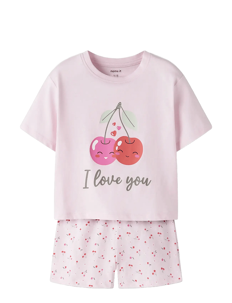 name it - NMFVILINSE SET - set med kortärmad t-shirt - cradle pink - 2