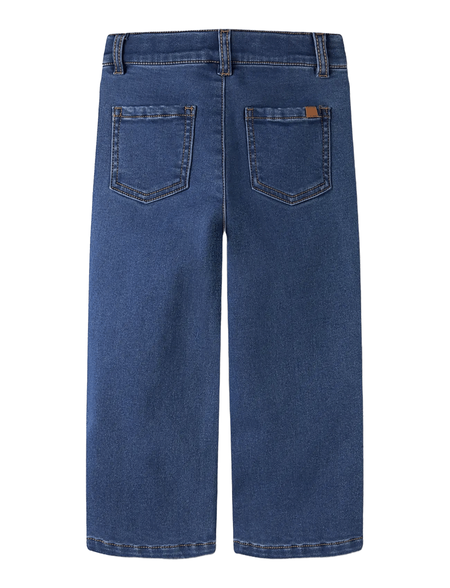 name it - NMFROSE WIDE FLEECE JEANS 6009-AN - medium blue denim - 1