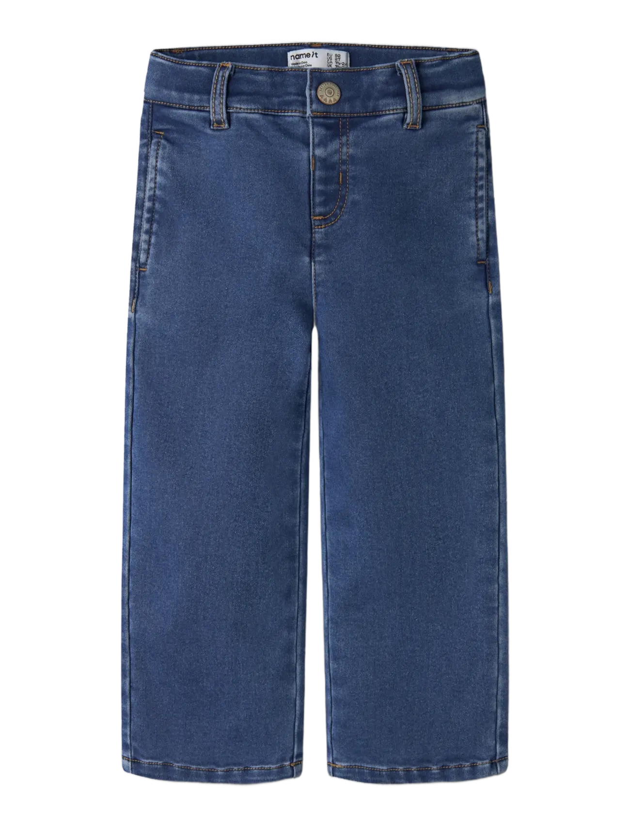 name it - NMFROSE WIDE FLEECE JEANS 6009-AN - medium blue denim - 2