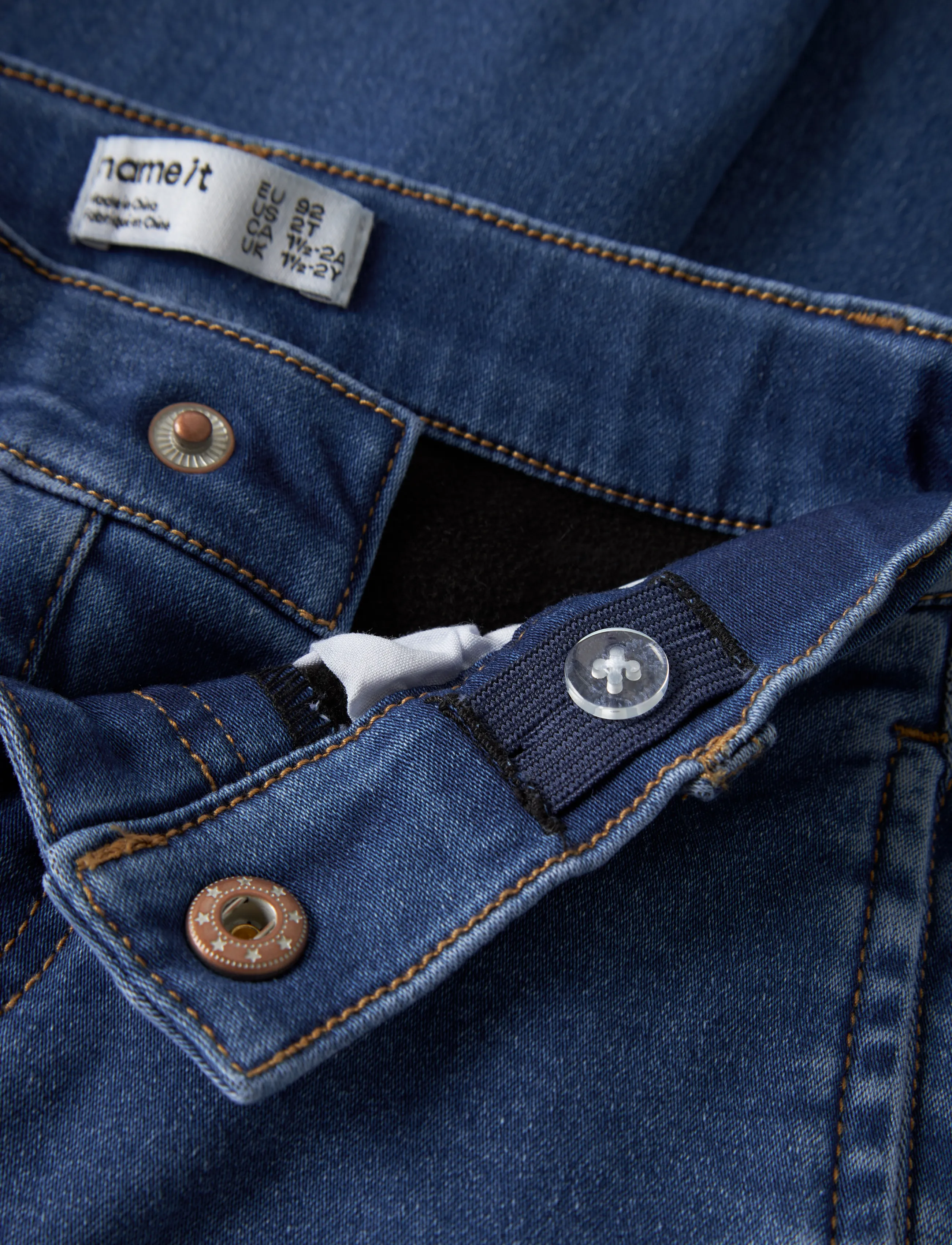 name it - NMFROSE WIDE FLEECE JEANS 6009-AN - medium blue denim - 4