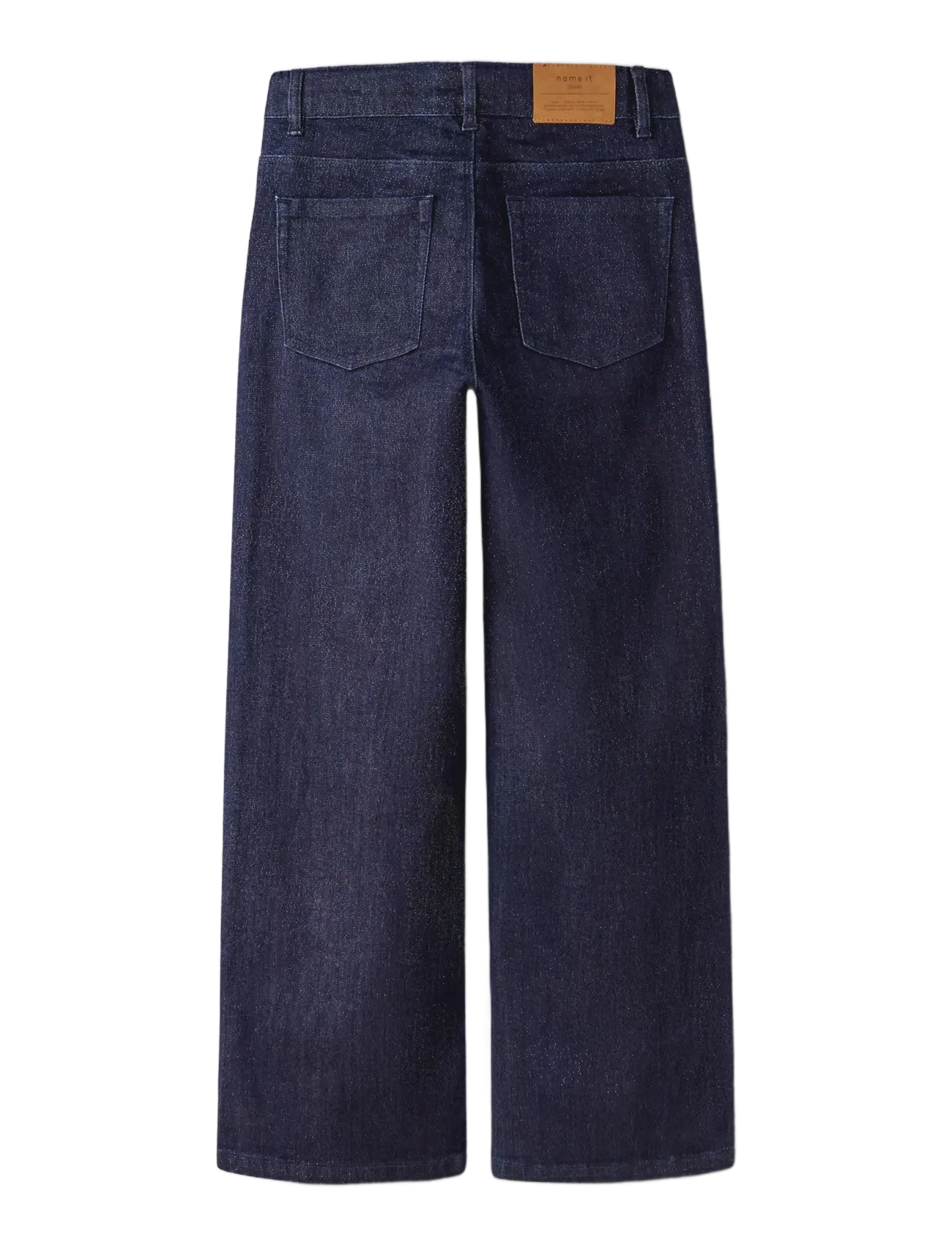 name it - NKFROSE WIDE GLITTER JEANS 1208-LU - dark blue denim - 1