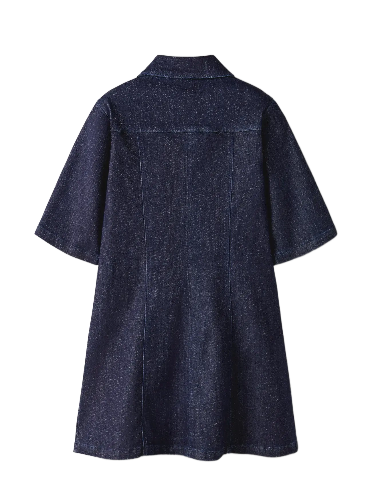name it - NKFEMBER 2/4 DNM GLITTER DRESS 1208-LU - dark blue denim - 1