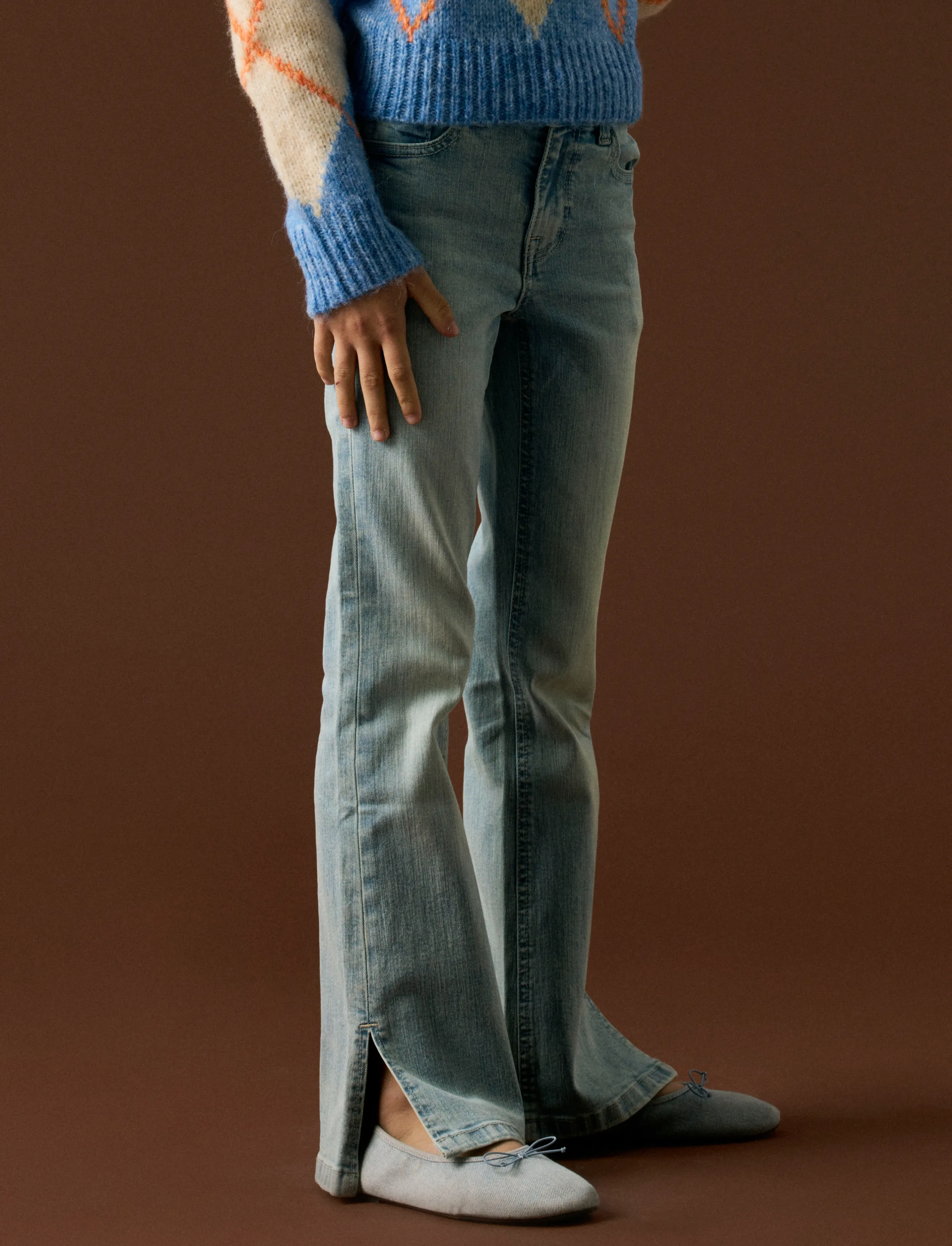 name it - NKFSALLI BOOT JEANS 4108-MD - light blue denim - 2