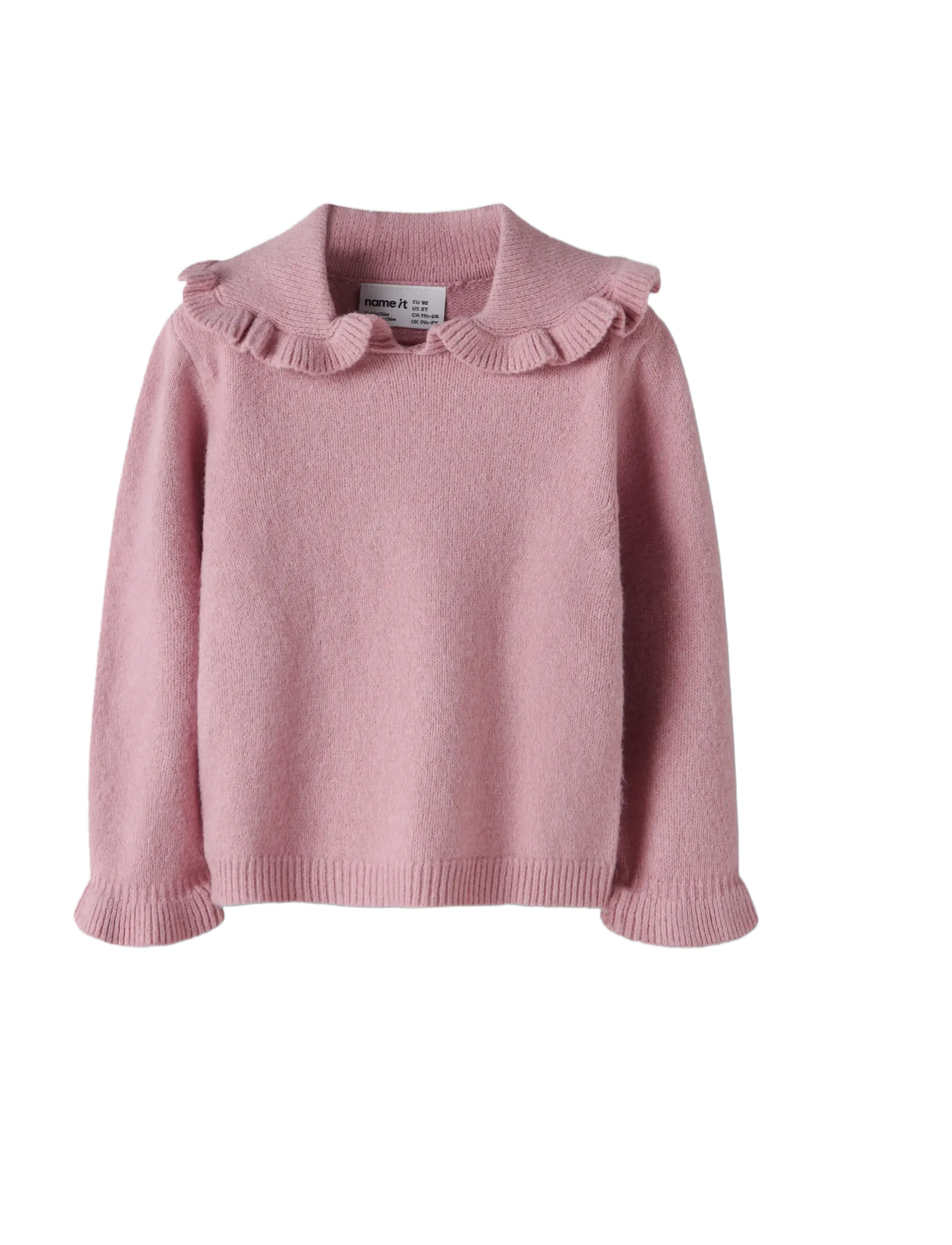 name it - NMFKIRSTENA LS KNIT - swetry - lilas - 2