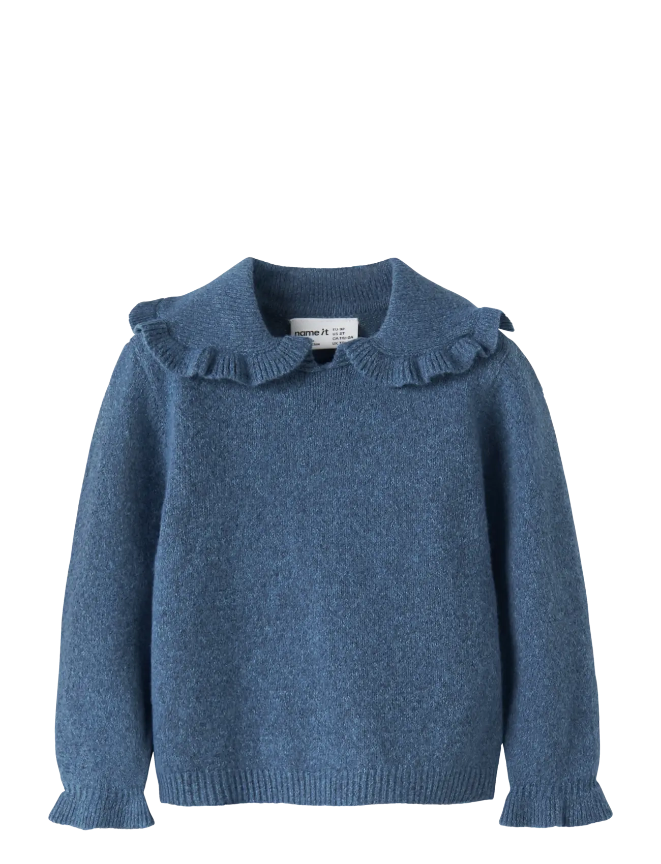 name it NMFKIRSTENA LS KNIT - Pullover - VINTAGE INDIGO / blue