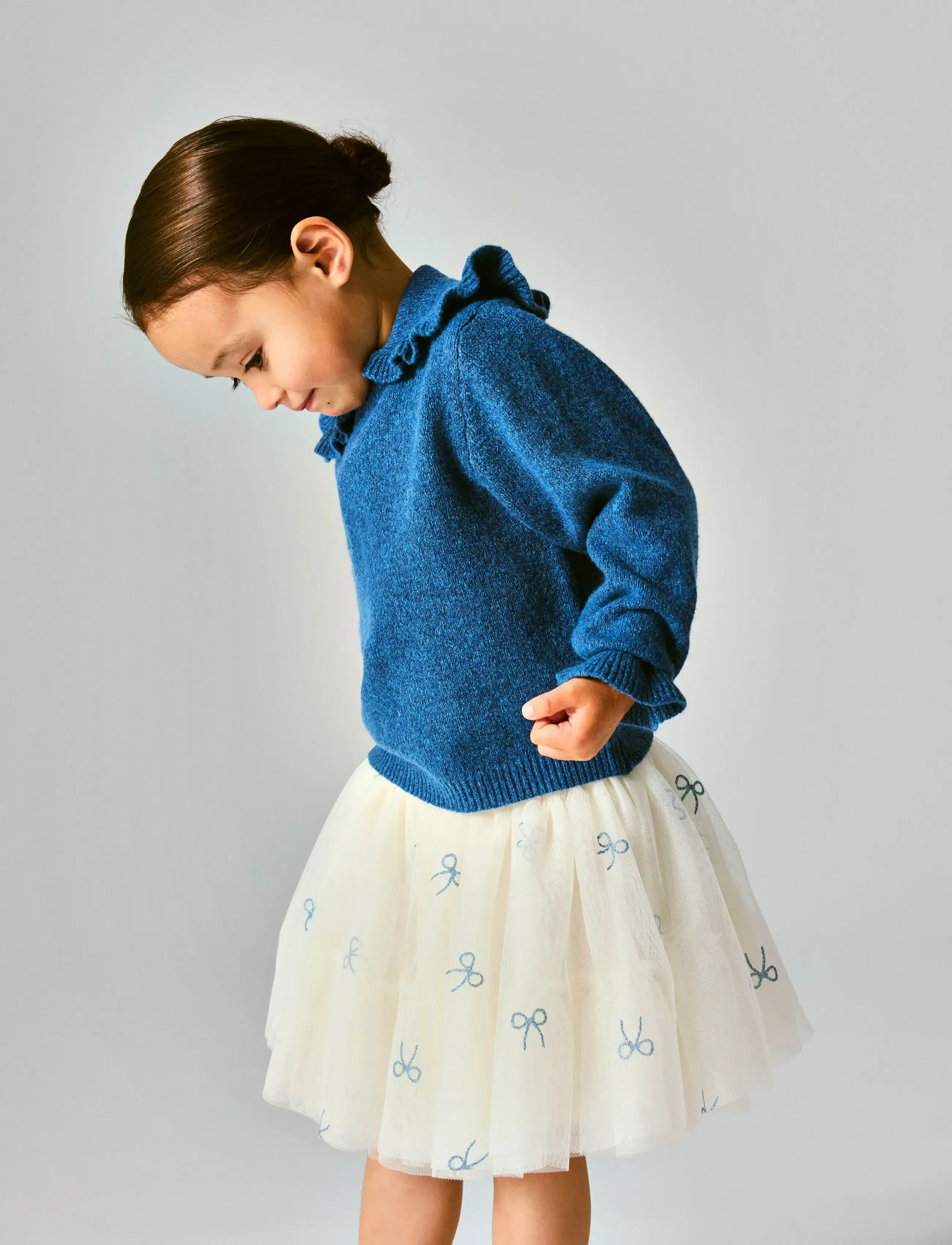 name it - NMFKIRSTENA LS KNIT - pulls - vintage indigo - 2