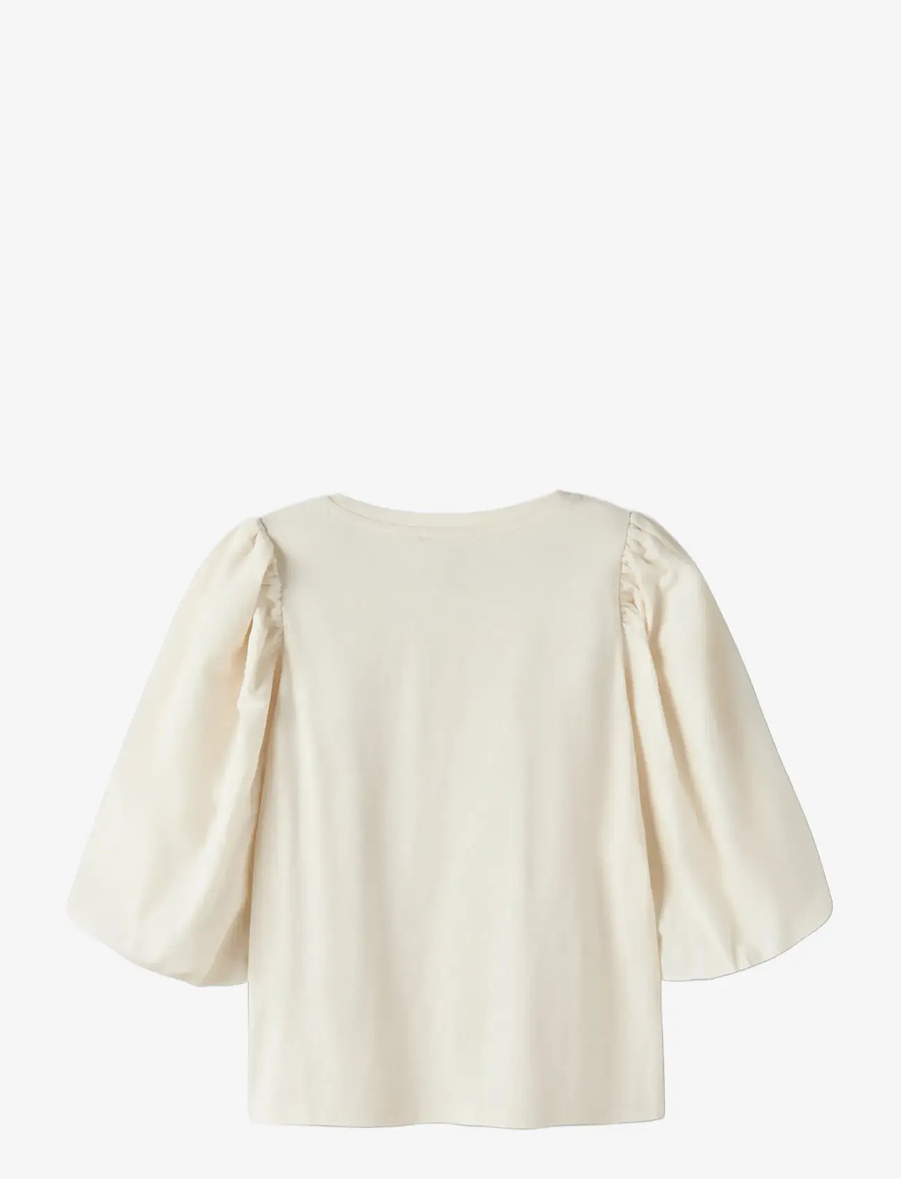 name it - NKFKOMHA 2/4 TOP - kortærmede t-shirts - antique white - 1