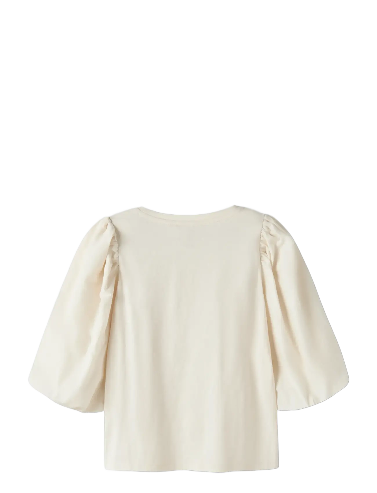 name it - NKFKOMHA 2/4 TOP - short-sleeved t-shirts - antique white - 1