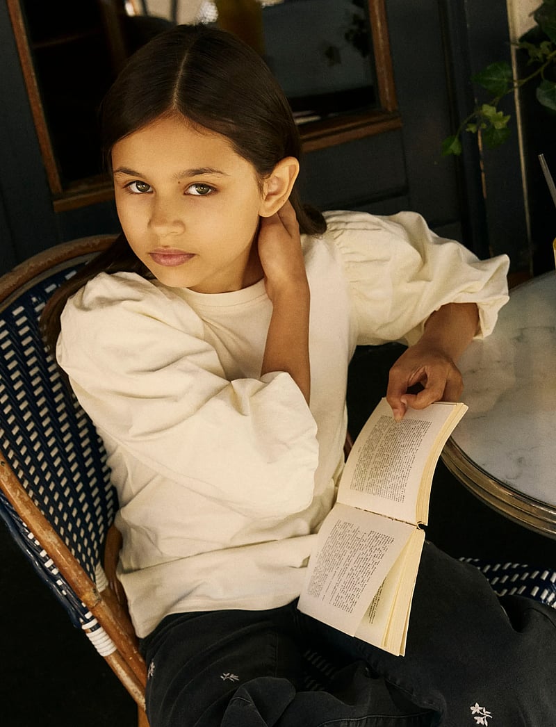 name it - NKFKOMHA 2/4 TOP - kortærmede t-shirts - antique white - 3