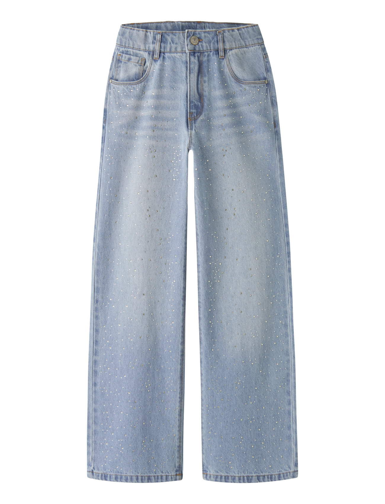 name it NKFBELLA WIDE RHINE JEANS 6608-IM - Jeans - LIGHT BLUE DENIM / blue
