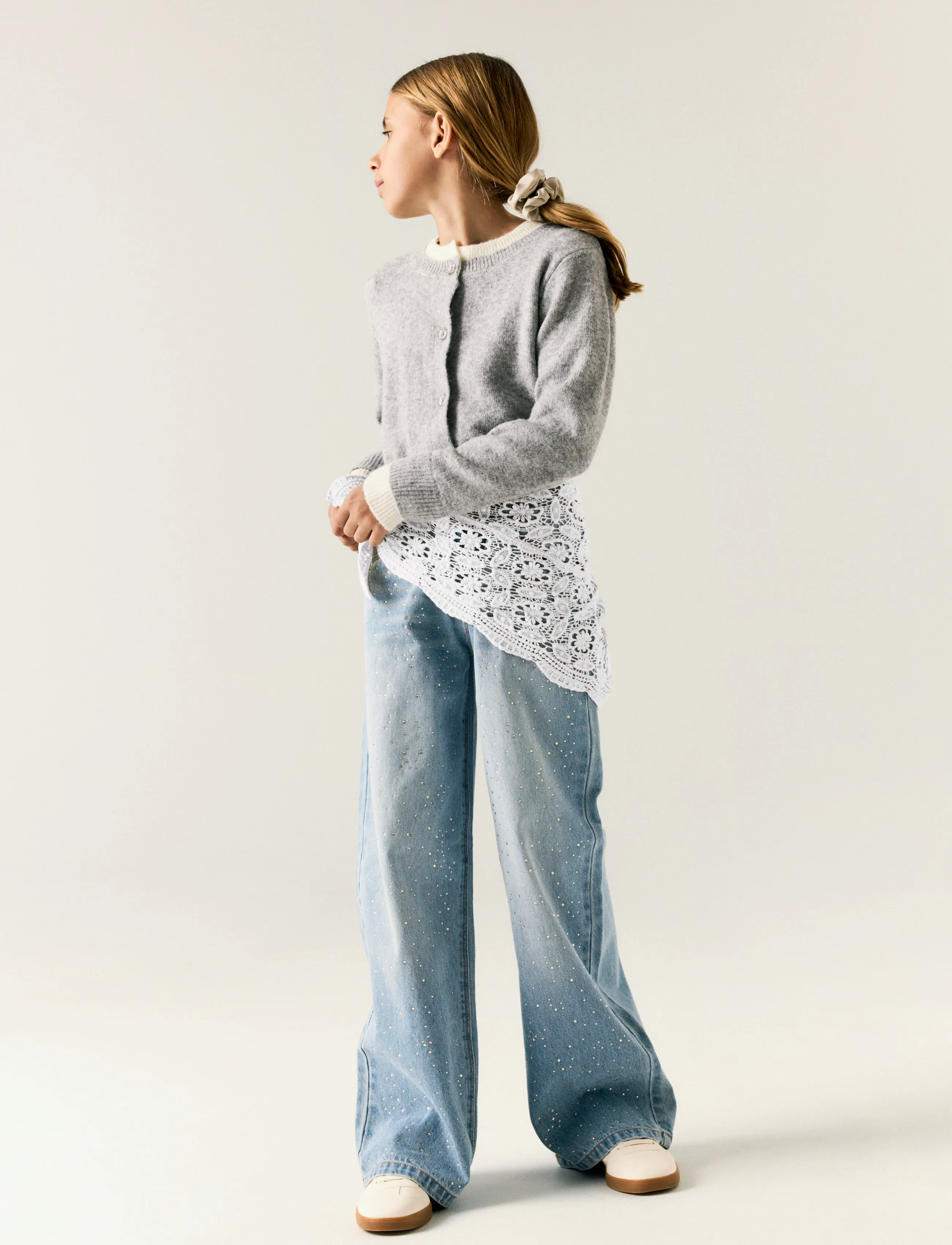 name it - NKFBELLA WIDE RHINE JEANS 6608-IM - light blue denim - 3