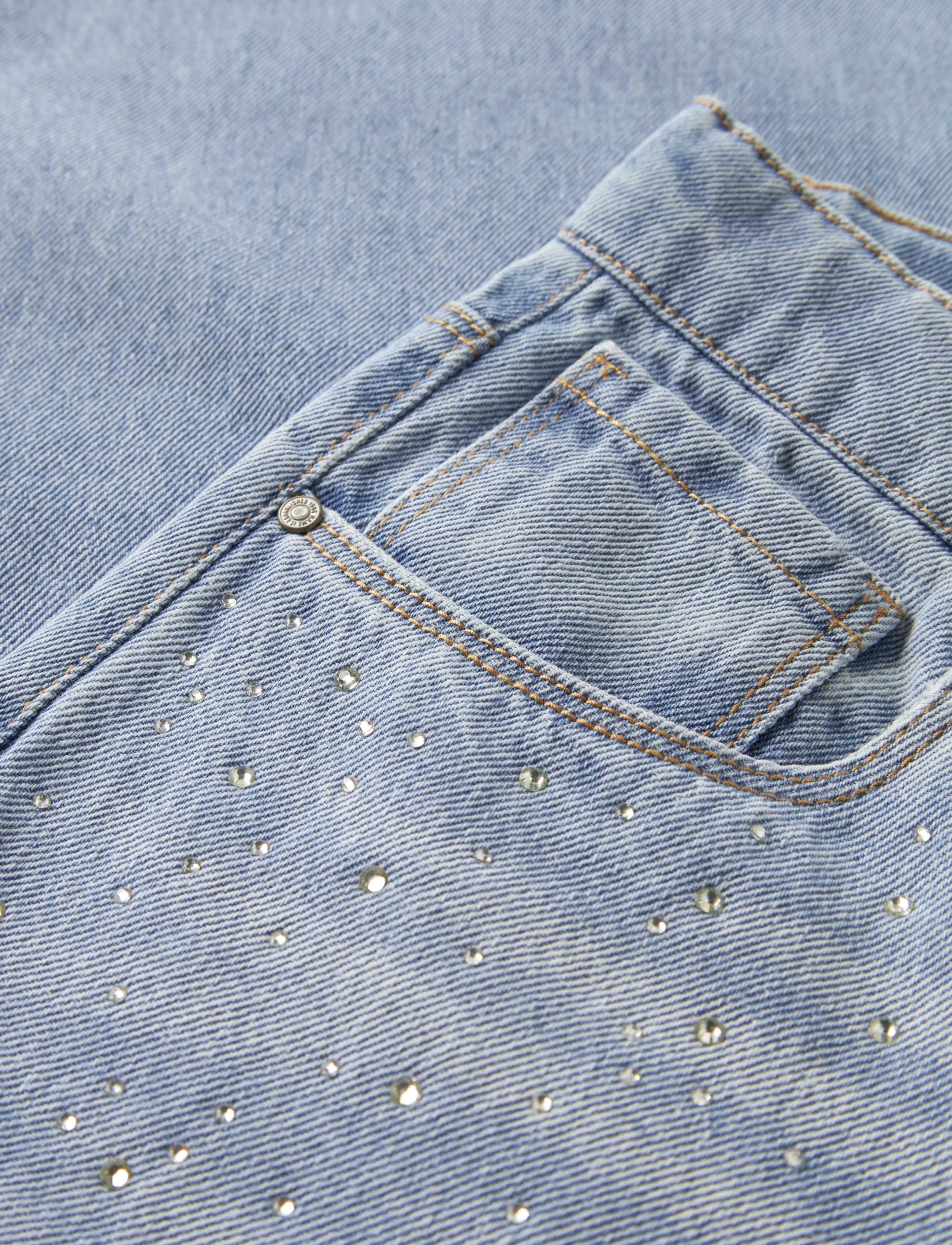 name it - NKFBELLA WIDE RHINE JEANS 6608-IM - light blue denim - 4