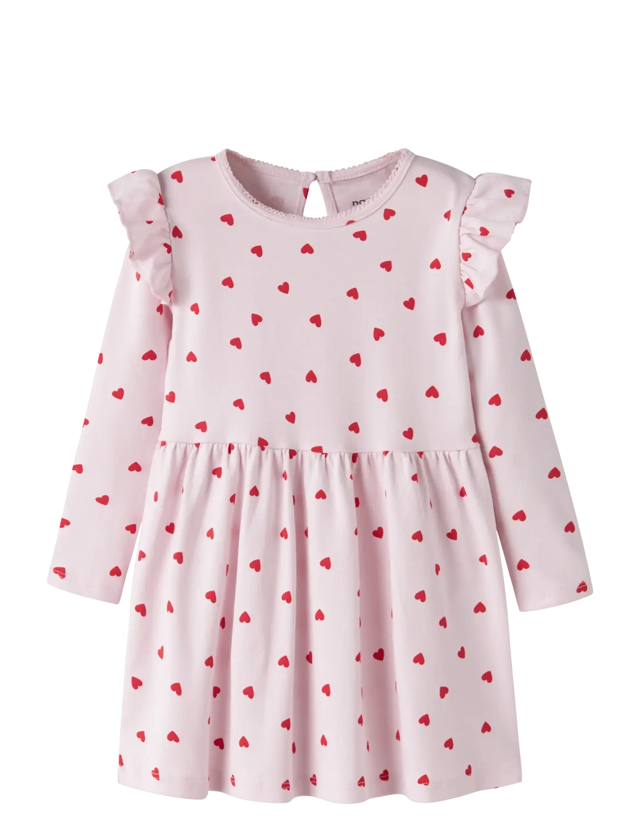 name it NMFBHEART LS DRESS - Nyheder - CRADLE PINK / pink/rose