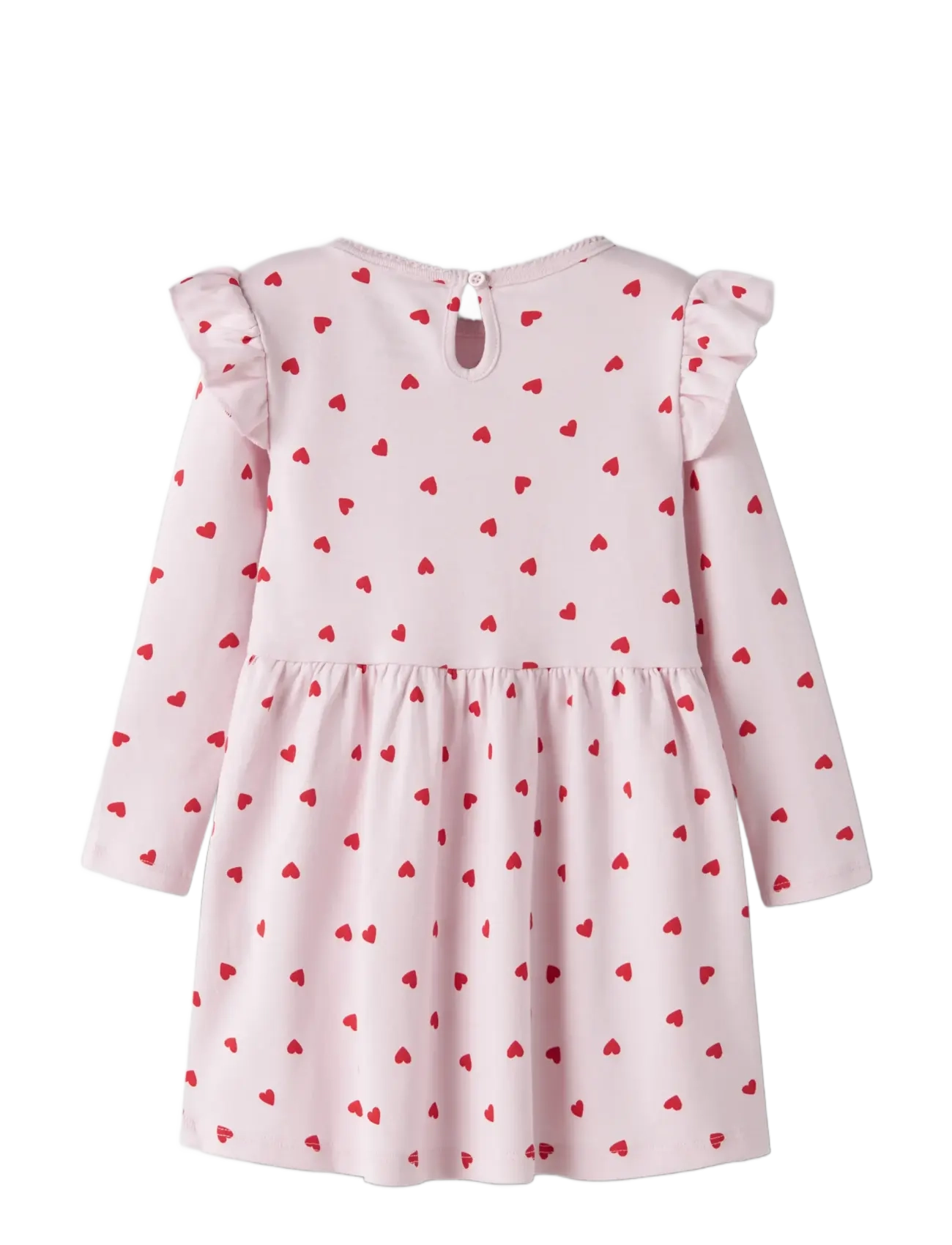 name it - NMFBHEART LS DRESS - långärmade babyklänningar - cradle pink - 2