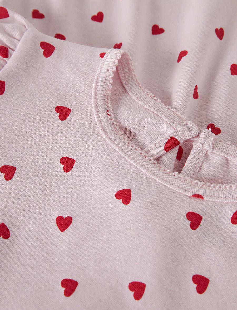 name it - NMFBHEART LS DRESS - långärmade babyklänningar - cradle pink - 3