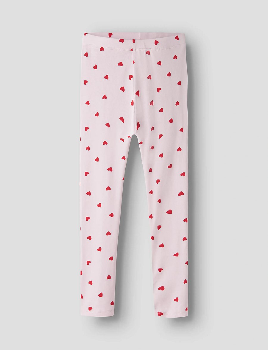 name it - NMFBHEART XSL LEGGING - leggings - cradle pink - 0