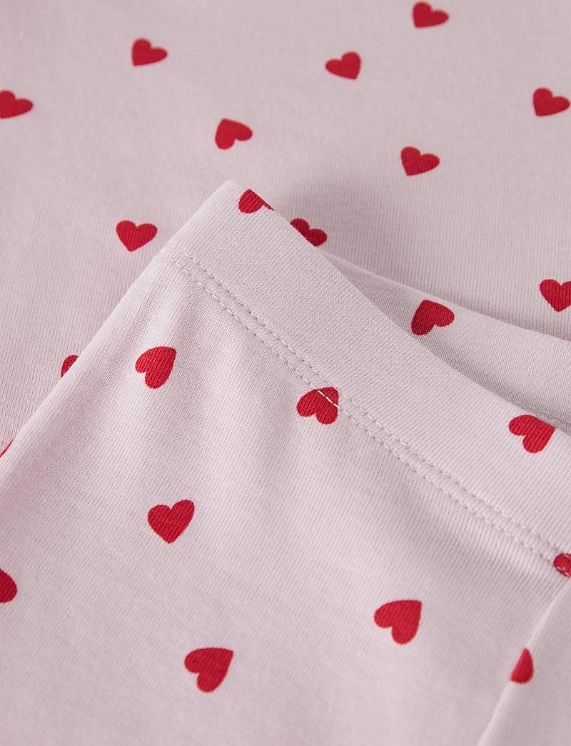 name it - NMFBHEART XSL LEGGING - leggings - cradle pink - 3