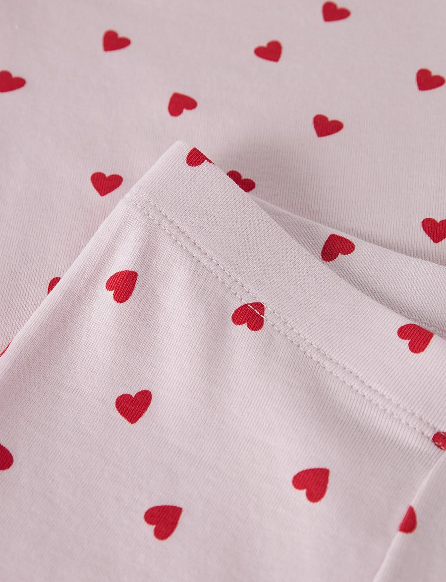name it - NMFBHEART XSL LEGGING - leggings - cradle pink - 3