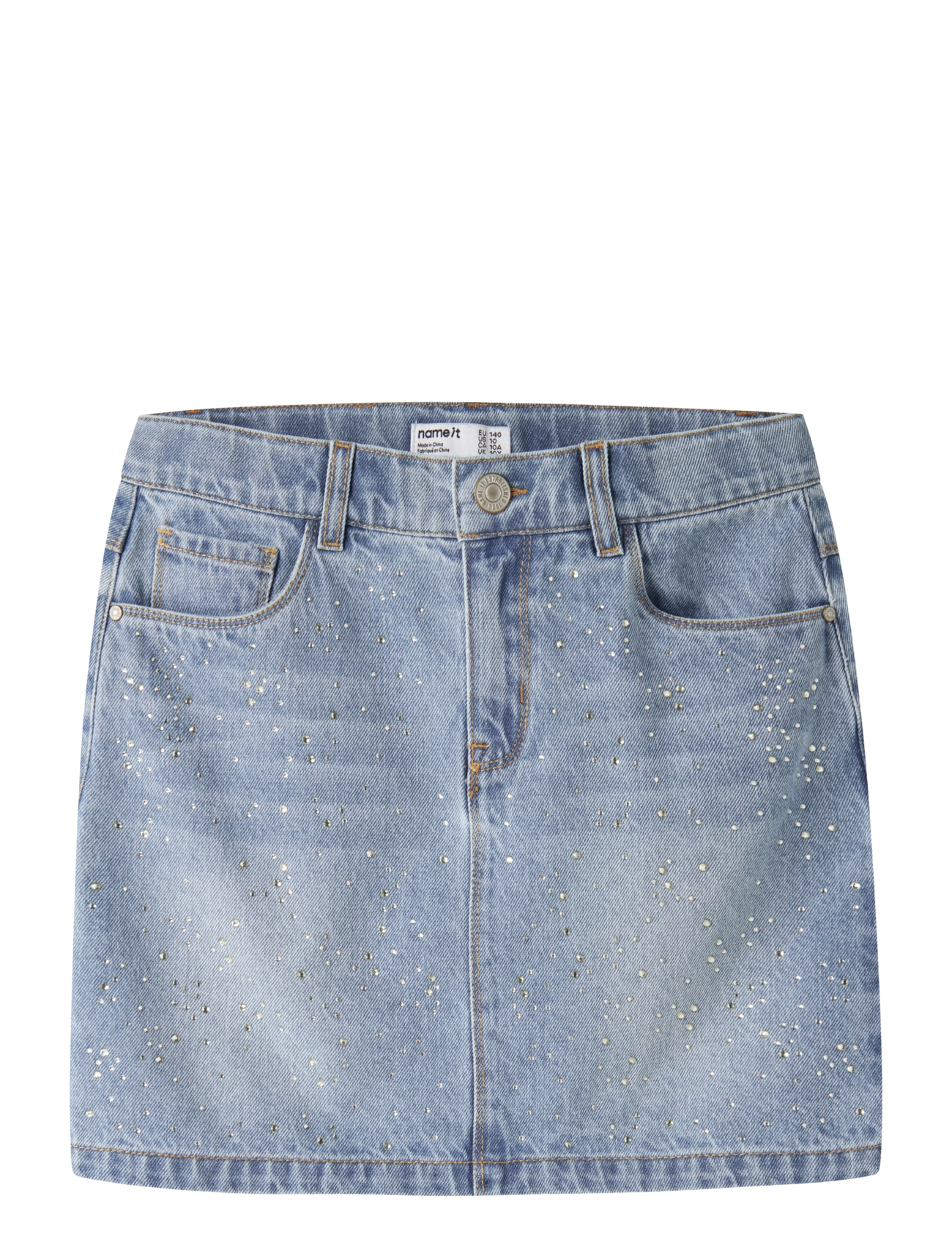 name it NKFEMMA RHINE DNM SKIRT 6608-IM - Korte nederdele - LIGHT BLUE DENIM / blue