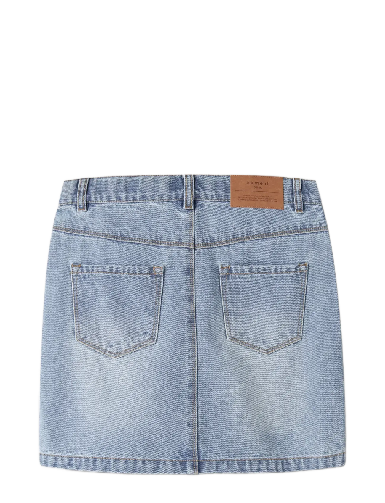 name it - NKFEMMA RHINE DNM SKIRT 6608-IM - korte nederdele - light blue denim - 1