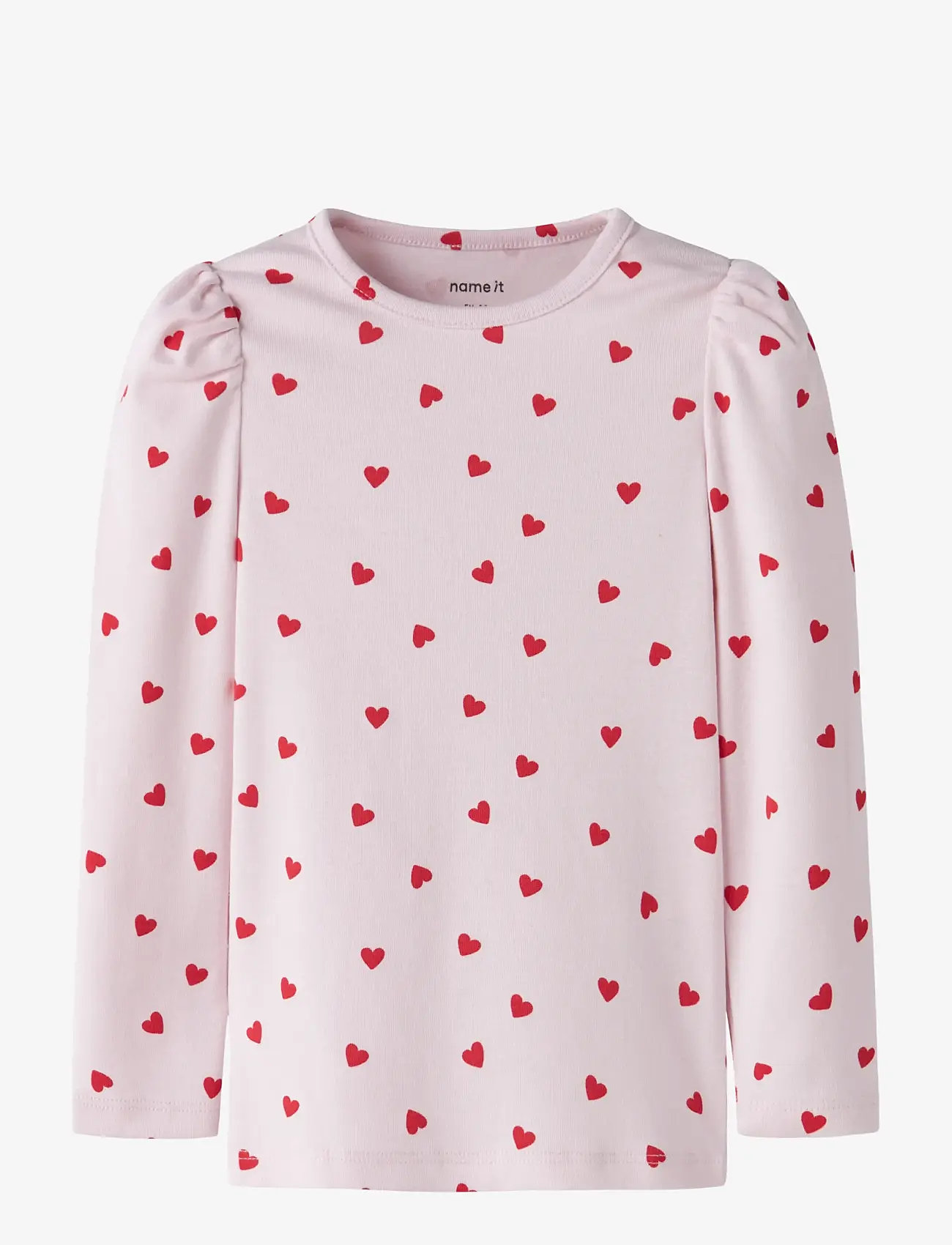 name it - NMFBHEART XSL LS TOP - langærmede t-shirts - cradle pink - 1