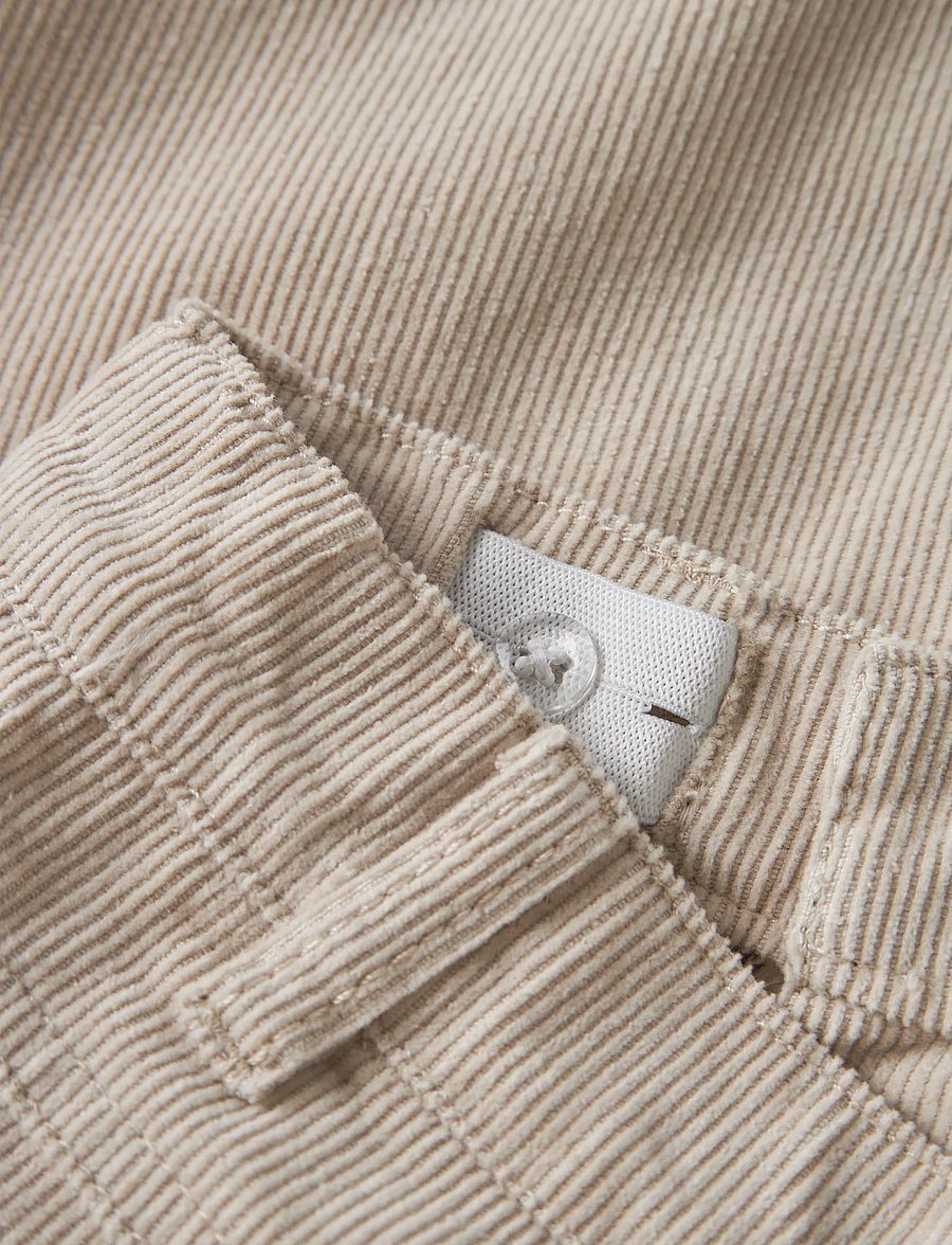 name it - NKFROSE X-WIDE CORD PANTS 2009-CY - bukser - oatmeal - 2