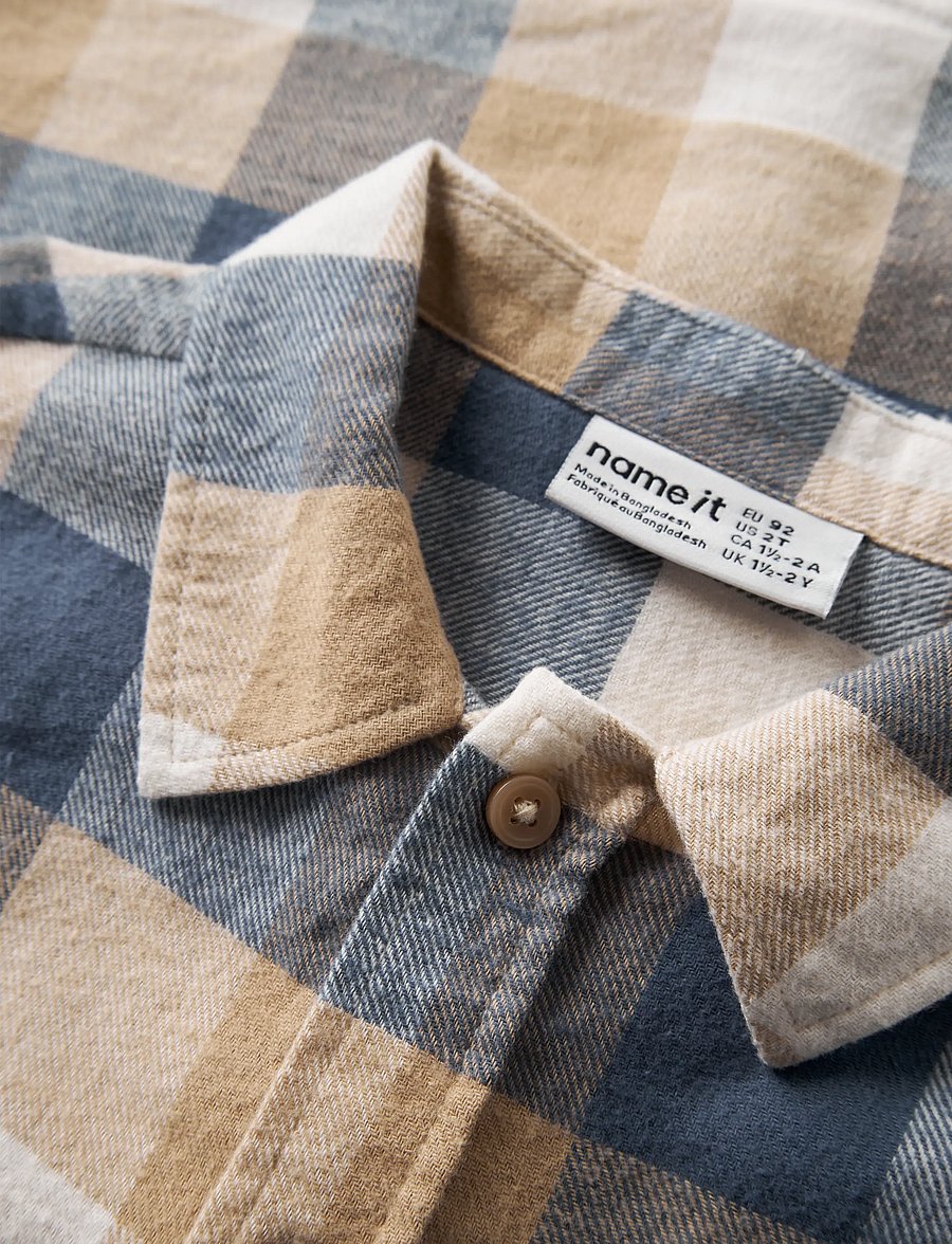 name it - NMMLEVIN LS OVERSHIRT - langärmlige hemden - vintage indigo - 3