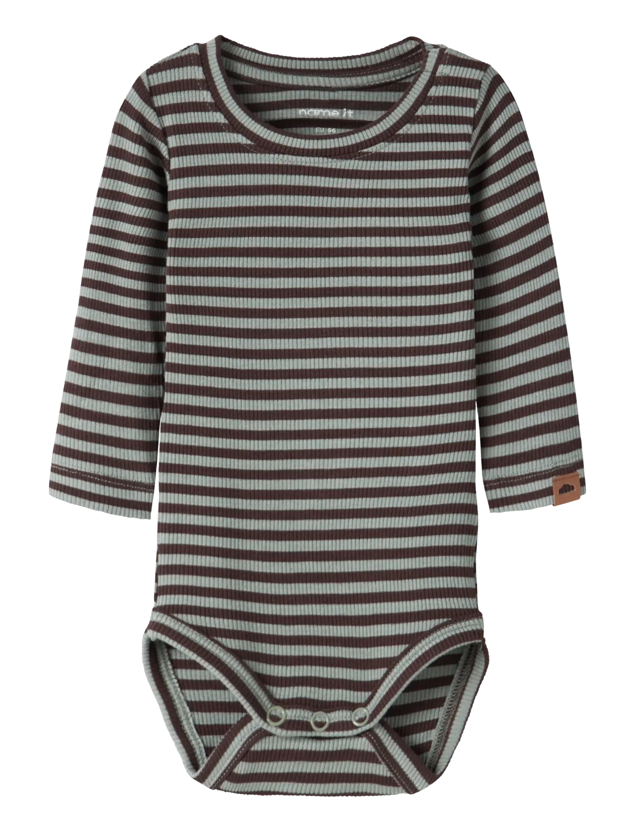 name it - NBMKARDIO LS BODY - ar garām piedurknēm - green milieu - 0